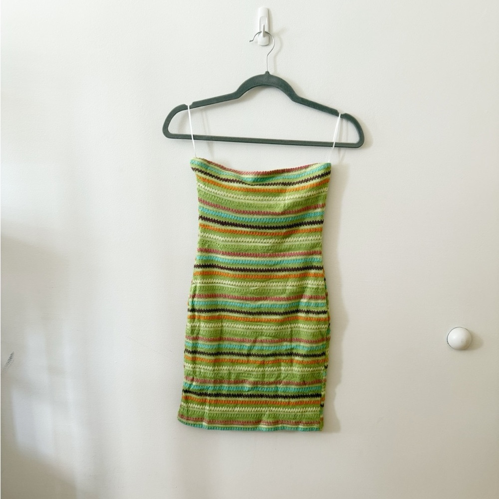 Princess Polly Multicolor Strapless Dress
